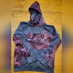 NIKE SB THERMA-FIT MULTI-COLORED FULL ZIP HOODIE fits 12-13 yr EXCELLENT CONDITI